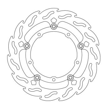 BRAKE ROTOR FLAME LEFT