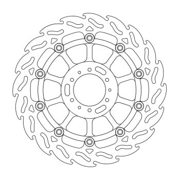 BRAKE ROTOR FLAME RIGHT