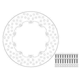 BRAKE ROTOR FIX ROUND L/R