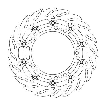 BRAKE ROTOR FLOAT FLAME