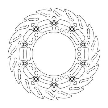 BRAKE ROTOR FLOAT FLAME