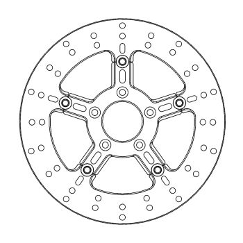 BRAKE ROTOR FLOAT ROUND