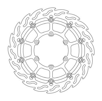 BRAKE ROTOR FLOAT FLAME