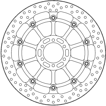 BRAKE ROTOR FLOAT ROUND