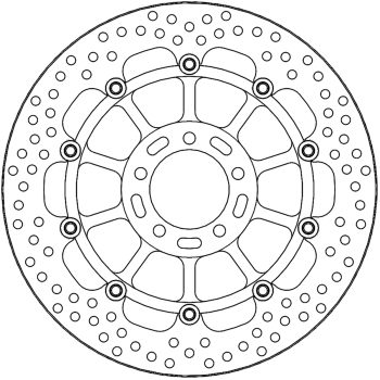 BRAKE ROTOR FLOAT ROUND