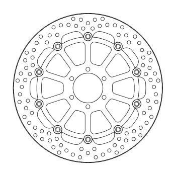 BRAKE ROTOR FLOAT ROUND