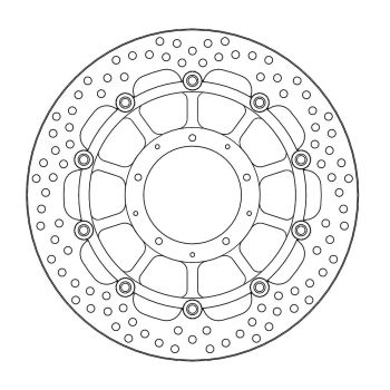 BRAKE ROTOR FLOAT ROUND