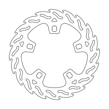 BRAKE ROTOR FIX FLAME R