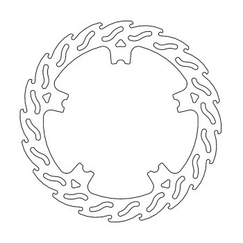 BRAKE ROTOR FIX FLAME L