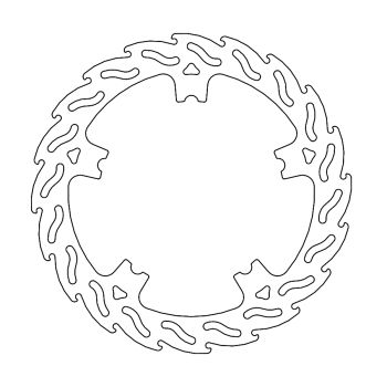 BRAKE ROTOR FIX FLAME R