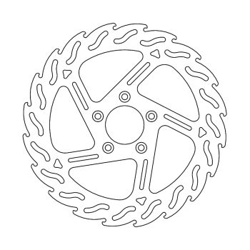 BRAKE ROTOR FIX FLAME L