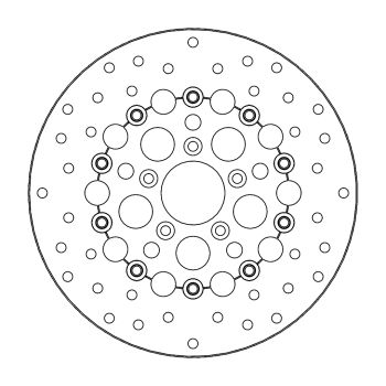 BRAKE ROTOR FLOAT RND L/R