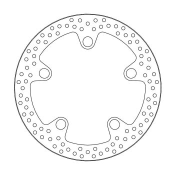 BRAKE DISC FIX HALO REAR