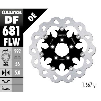 BRAKE DISC FLOAT WAVE