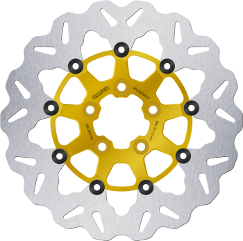 BRAKE DISC FLOAT WAVE GOLD