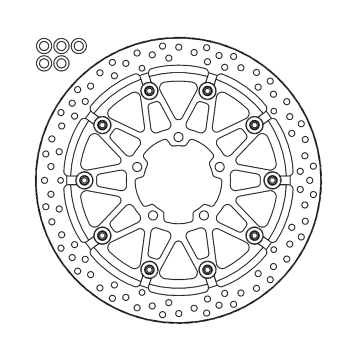 BRAKE DISC HALO T-FLOATER FT