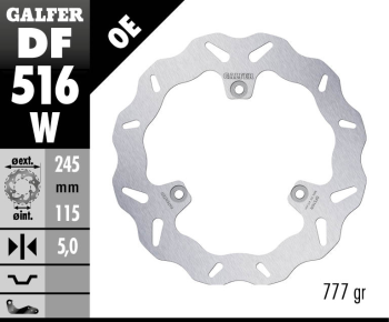 BRAKE DISC WAVE FIXED