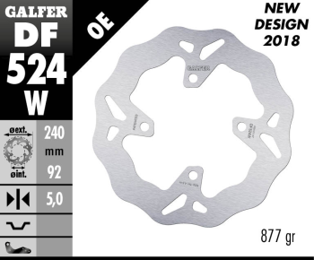 BRAKE DISC WAVE FIXED