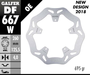 BRAKE DISC WAVE FIXED