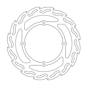 BRAKE ROTOR FLAME MX FRT