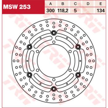 BRAKE DISC FL MSW253