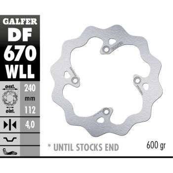 BRAKE DISC FIXED WAVE SO