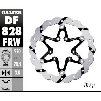 BRAKE DISC FLOAT WAVE GR