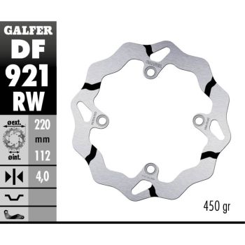 BRAKE DISC FIXED WAVE GR