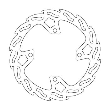 BRAKE DISC FLAME REAR