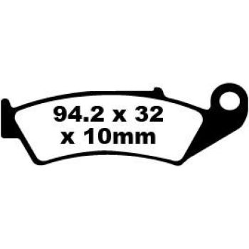 BRAKE PAD ORGANIC FA143