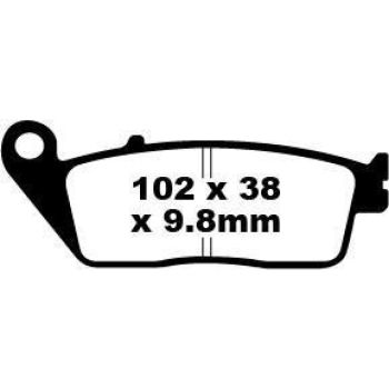 SCOOTER BRAKE PAD SFA196