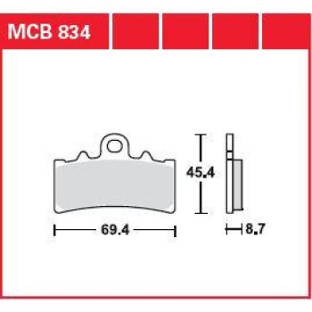 BRAKE PAD ORGANIC STREET