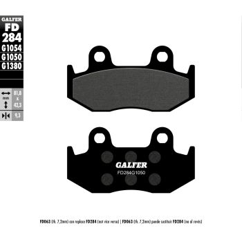 BRAKE PAD SCOOTER ORGANIC