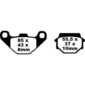 BRAKE PAD EBC FA067HH