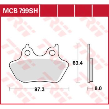 BRAKE PAD TRW 44082-00