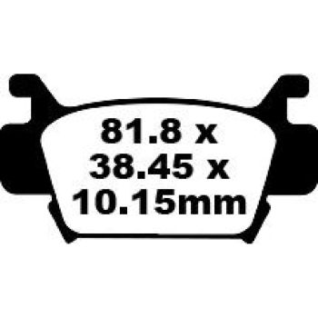 BRAKE PAD EBC FA410TT