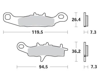 MM BRAKEPAD 093911