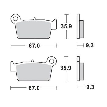 MM BRAKEPAD 094512