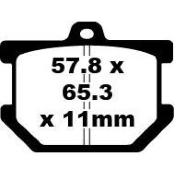 BRAKEPAD SEMISNTRD FA34V