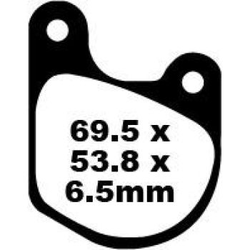 BRAKEPAD SEMISNTRD FA71V