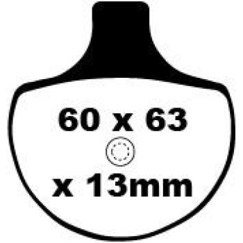 BRAKEPAD SEMISNTRD FA94V