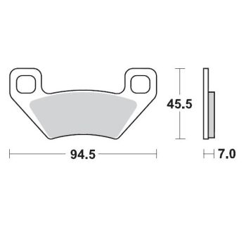 MM BRAKEPAD POLARIS KYMCO