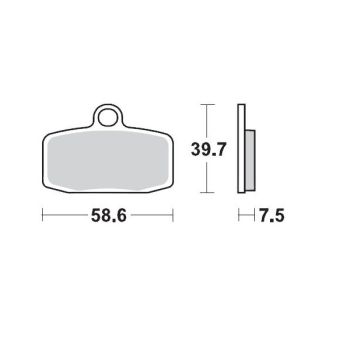 MM RACE BRAKEPAD KTM SX85