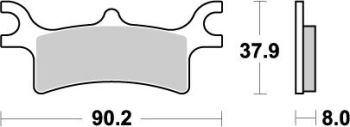 MOTOMASTER BRAKEPAD