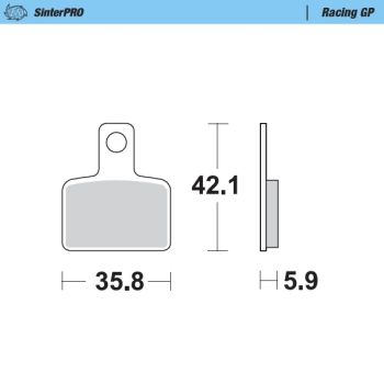BRAKE PAD SINTER RACING