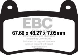 BRAKE PAD SINTERED HH