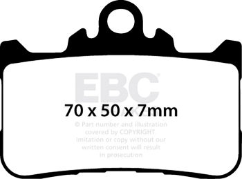 BRAKE PAD SINTERED HH