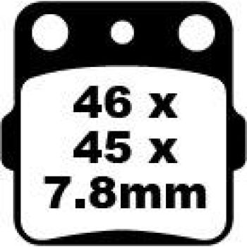 BRAKE PAD EBC FA084TT