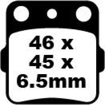 BRAKE PAD EBC FA84/3TT