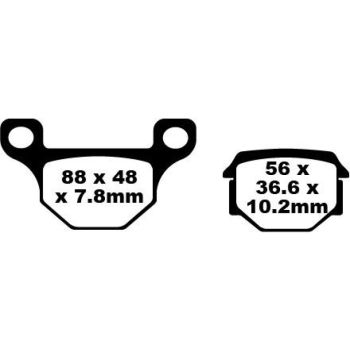 BRAKE PAD EBC FA093